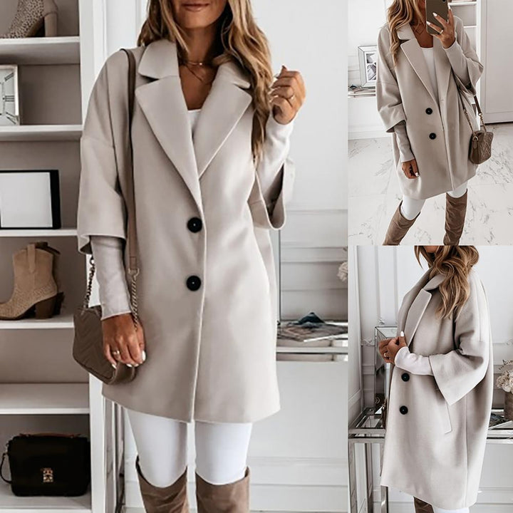Levoire | Manteau Long Élégant Tendance Pour Femmes Gris clair