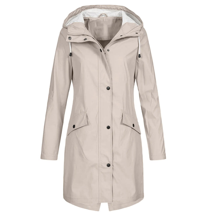 Levoire | Veste De Pluie Imperméable Avec Capuche Abricot