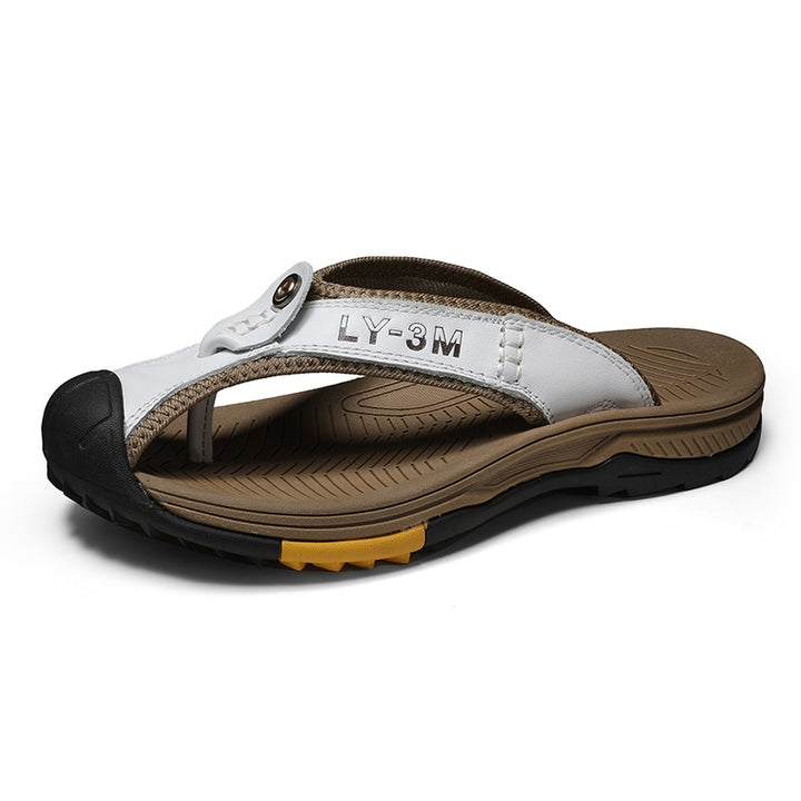 Levoire | Sandales flip-flop antidérapantes confortables Blanc