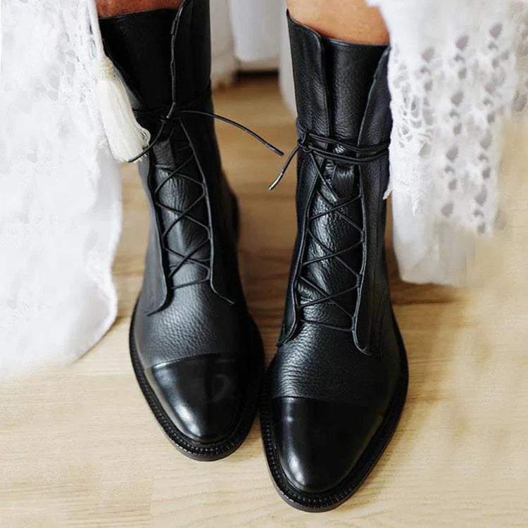 Levoire | Bottes Vintage Classiques Talons Femmes Noir