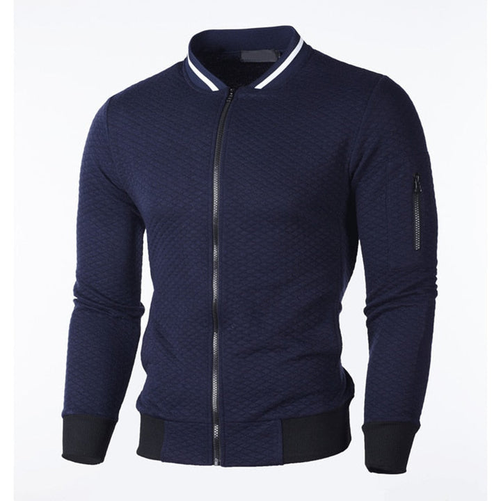 Levoire | Veste À Manches Longues Coupe Slim Avec Zip Gris d'avoine