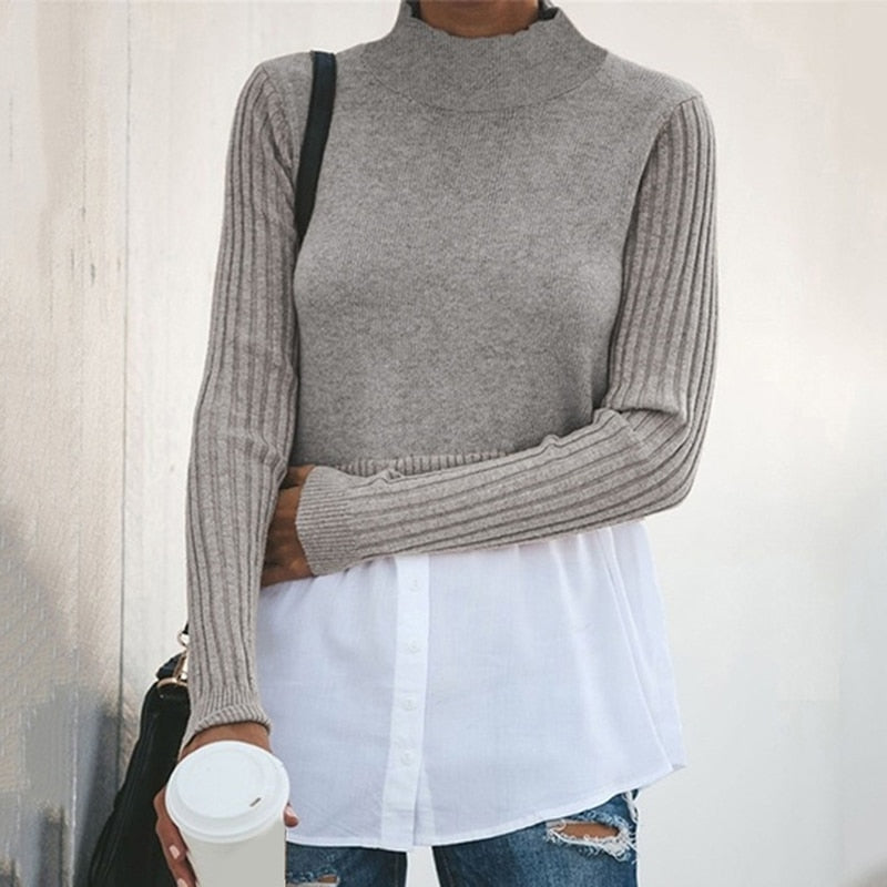 Levoire | Blouse Classique, Décontractée Et Élégante Gris
