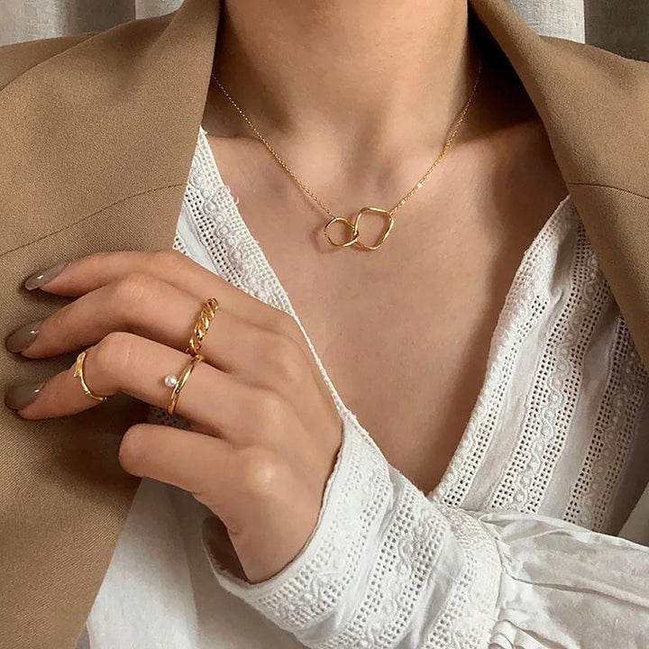 Levoire | Collier Papillon À Double Rangée NJ-423