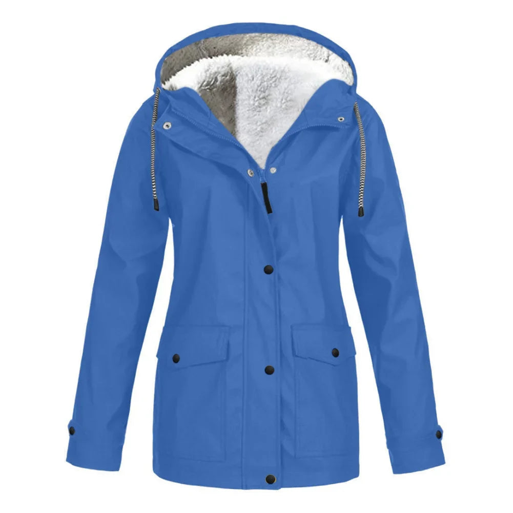 Levoire | Veste En Duvet Imperméable À Manches Longues Bleu ciel