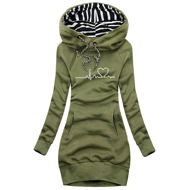 Levoire | Pull d'hiver Heartbeat Vert