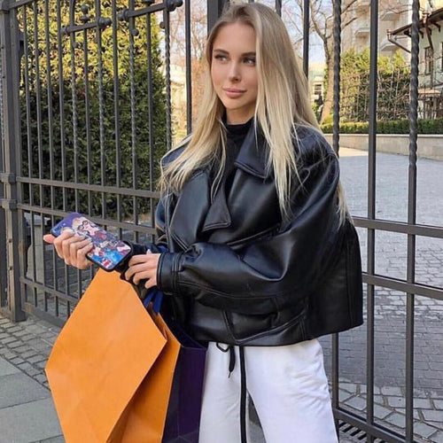 Levoire | Veste En Similicuir Élégante