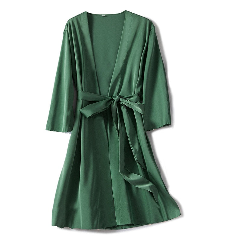 Levoire | Peignoir Pour Femmes Vert