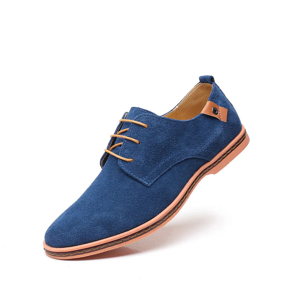 Levoire | Bottes en cuir suédé antidérapantes confortables Bleu