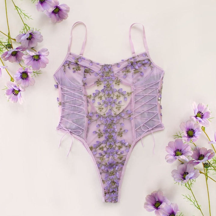Levoire | Body Avec Col Halter Lavande
