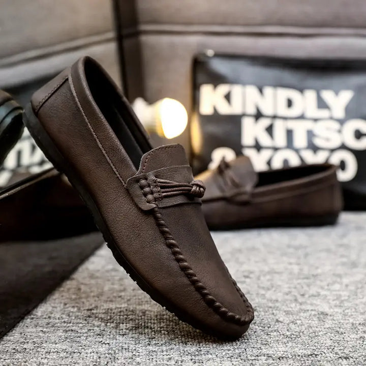 Levoire | Mocassins À Bout Rond Braun