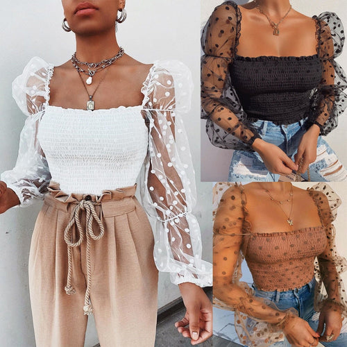 Levoire | Tiffany Top Avec Mesh - Un Haut Pour Femme Unique Et Élégant.