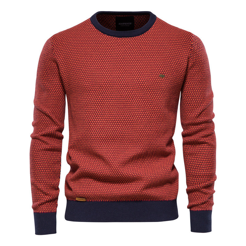Levoire | Pull Élégant Homme Orange
