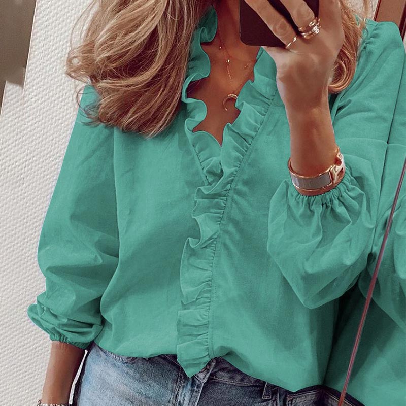 Levoire | Chemisier Élégant Pour Un Look Décontracté Vert