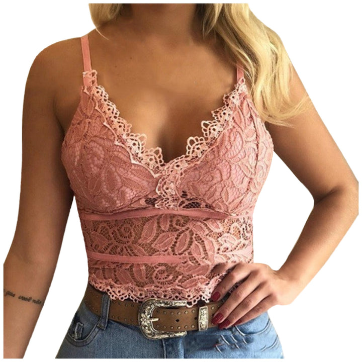 Levoire | V-ouvert Pull à Bretelles Ajustables Rosa