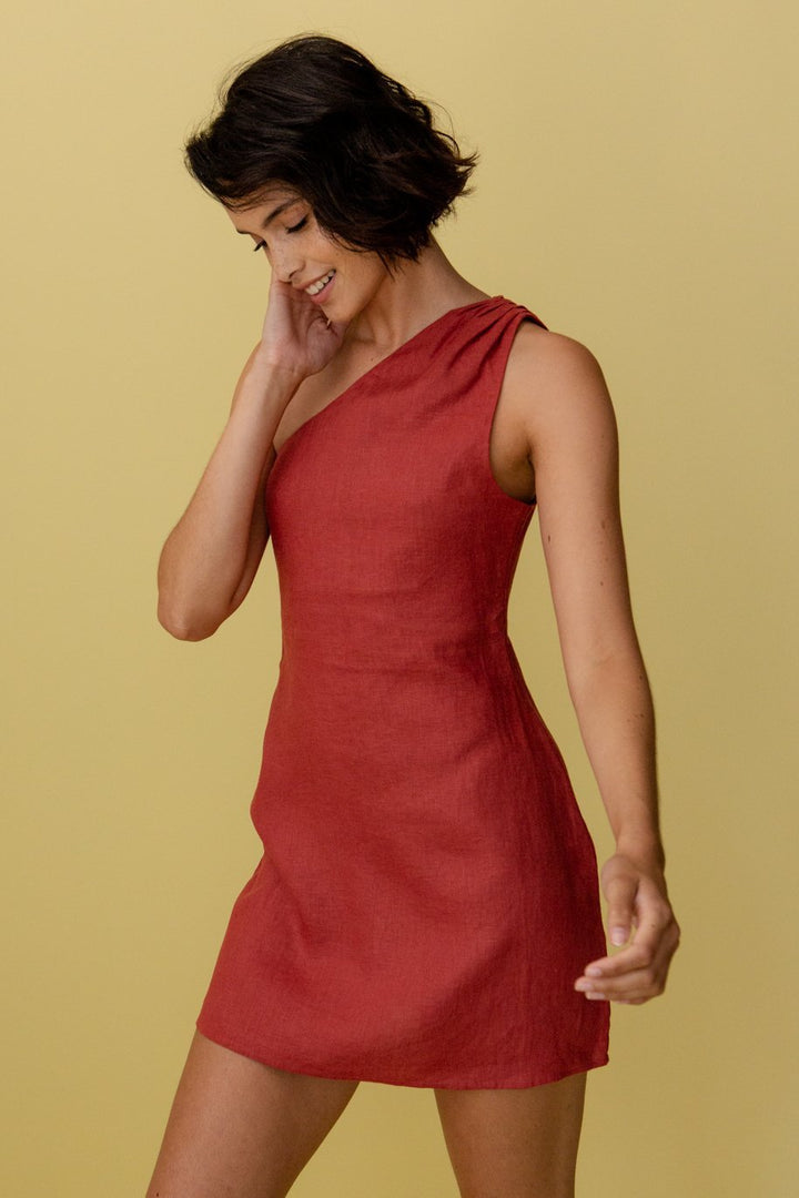 Levoire | Robe À Épaule Unique Pour Femme Ella