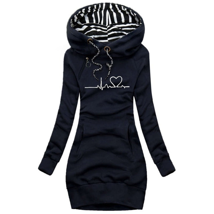 Levoire | Pull d'hiver Heartbeat Bleu marine
