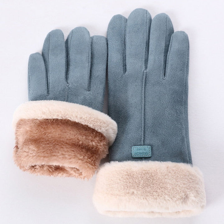 Avriane - Gants en fourrure d'hiver élégants et stylés pour femmes