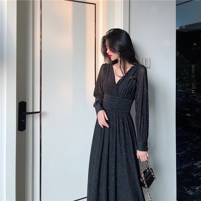 Levoire | Robe Décontractée Et Tendance Pour Femmes Noir S