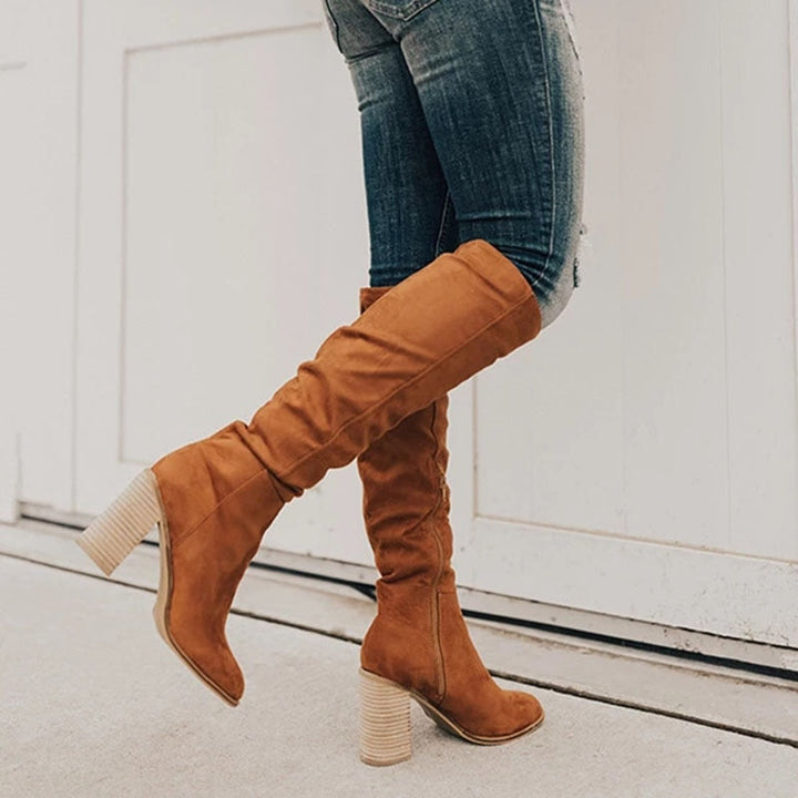 Levoire | Bottes Mi-Mollet Pour Femmes Braun