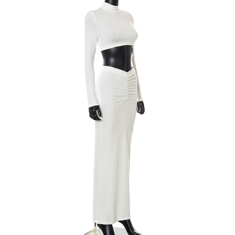 Levoire | Robe Longue Drapée Ajustée