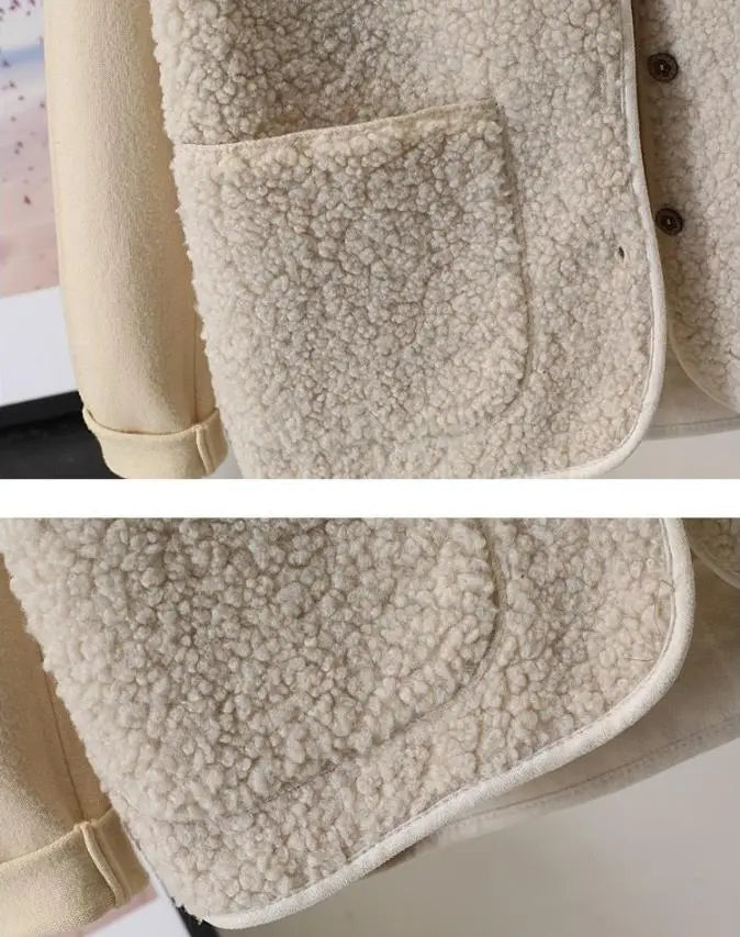Levoire | Veste En Peluche Chaude Pour Femmes Avec Poches