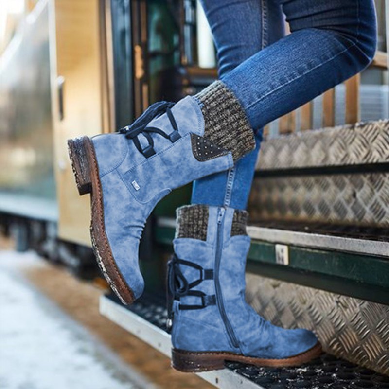 Levoire | Bottes Élégantes Et Confortables Bleue