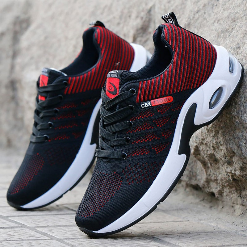 Levoire | Chaussures De Sport Pour Hommes Jonas Soutien Et Style Rot