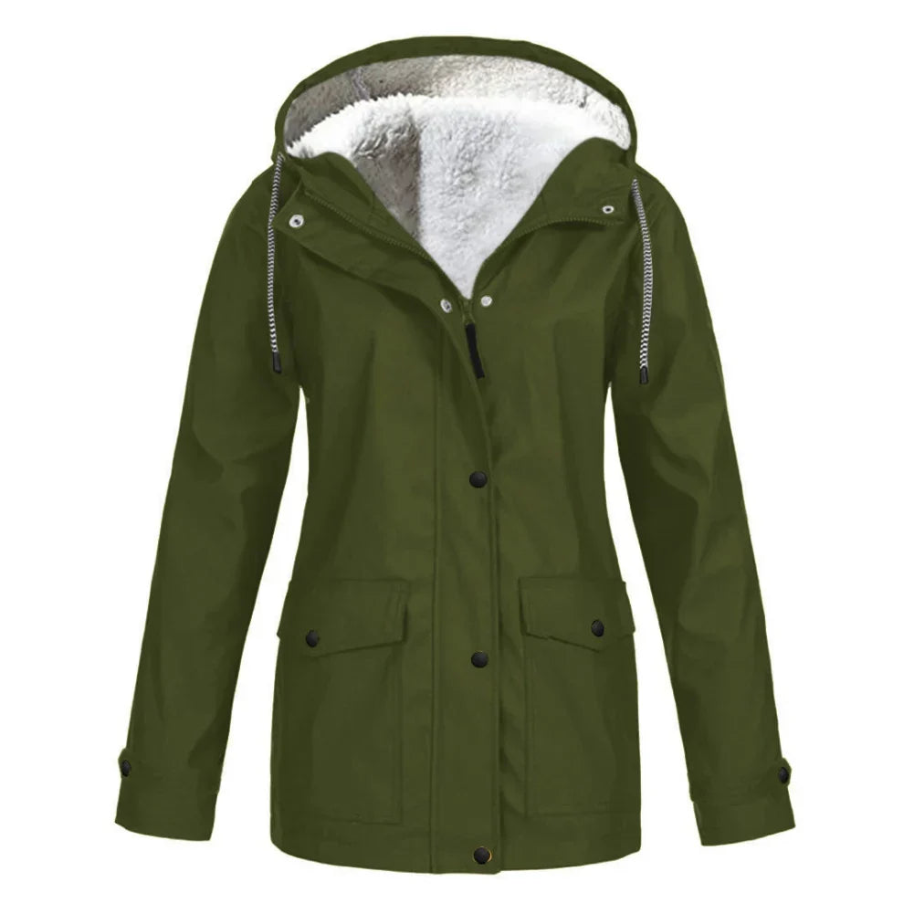 Levoire | Veste En Duvet Imperméable À Manches Longues Vert