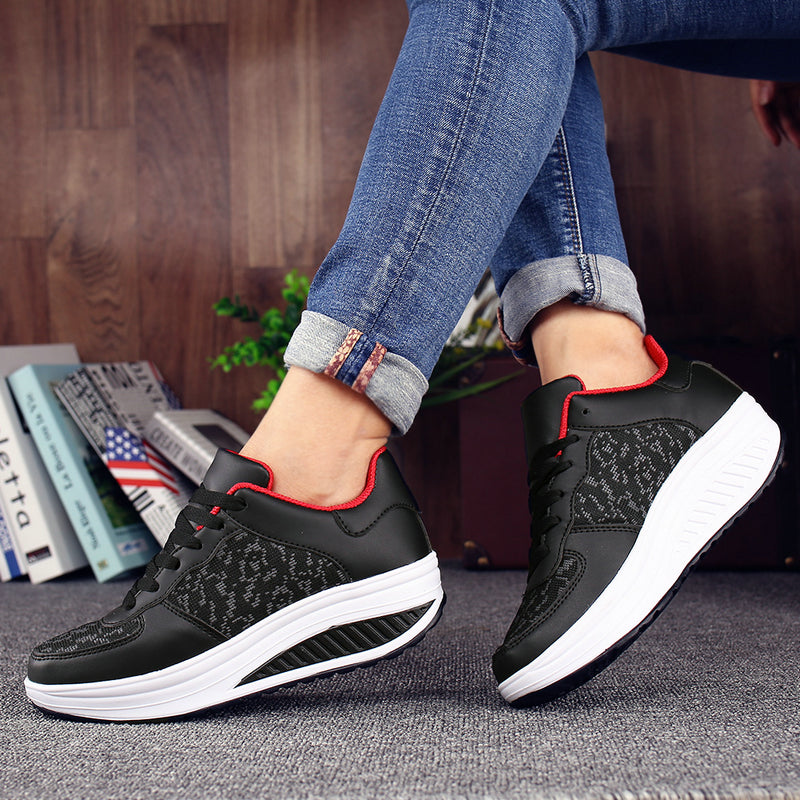 Levoire | Chaussures De Sport Orthopédiques Avec Soutien Noir rouge