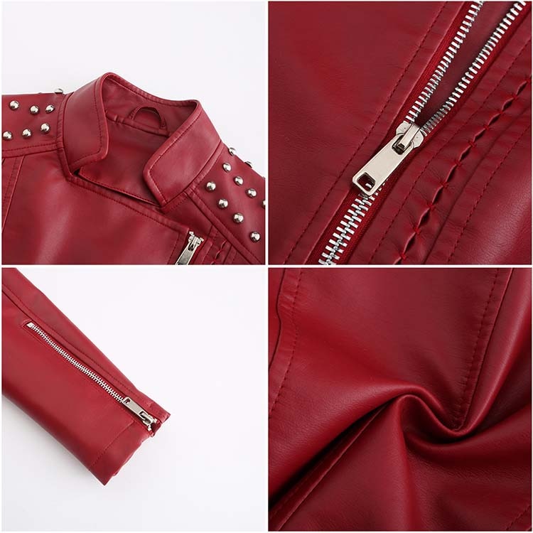 Levoire | Veste En Cuir Pu Élégante Pour Femmes