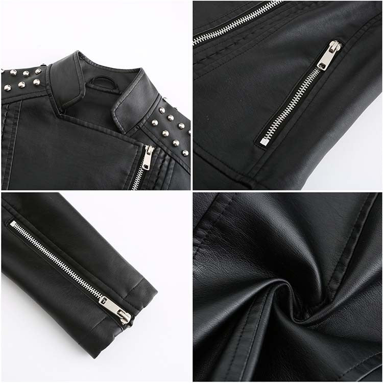 Levoire | Veste En Cuir Pu Élégante Pour Femmes