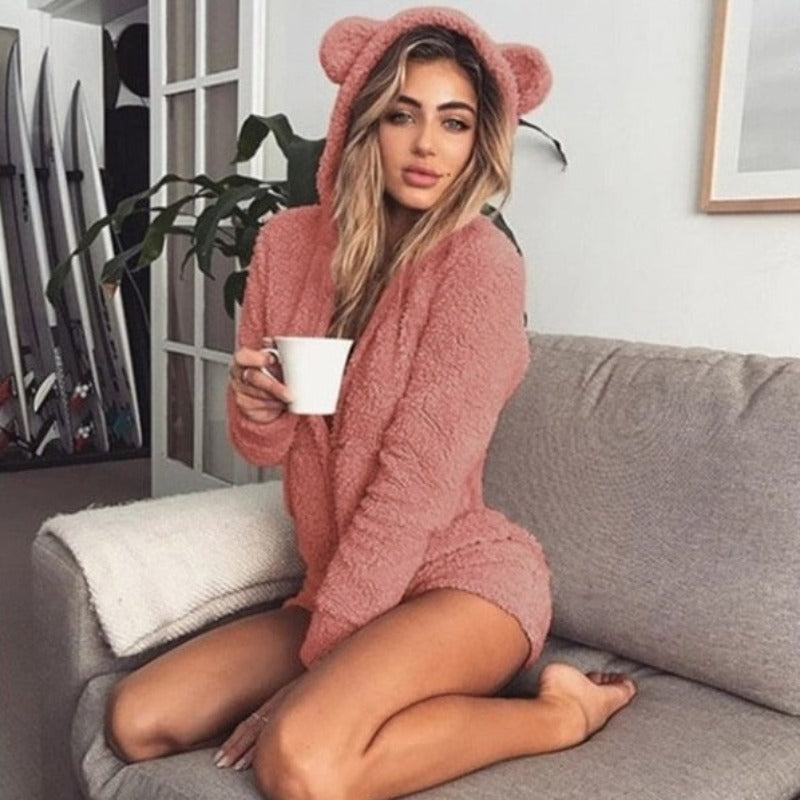 Levoire | Pyjamas Chauds Avec Oreilles Rosarot