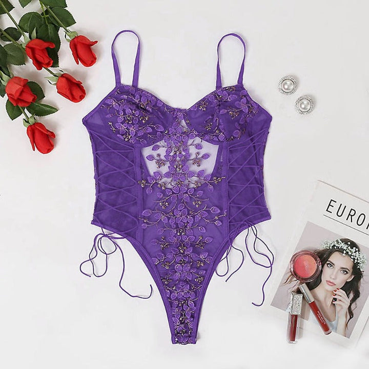 Levoire | Body Avec Col Halter Lila