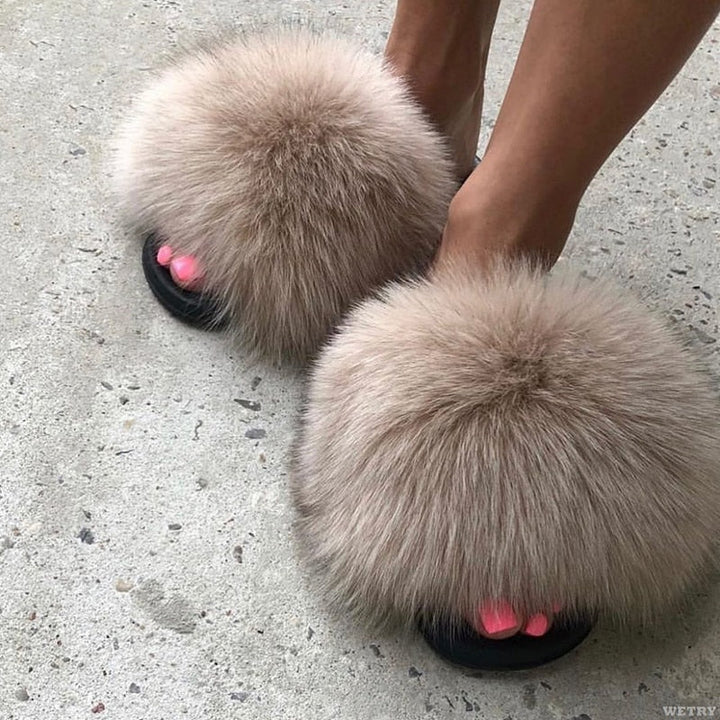 Levoire | Chaussons Chauds Pour Femmes, Pantoufles Douces Et Confortables Pour La Maison Beige