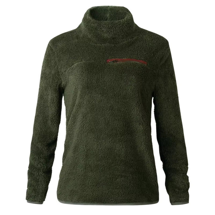 Levoire | Pull À Col Roulé Élégant Pour Une Sophistication Sans Effort Vert armée