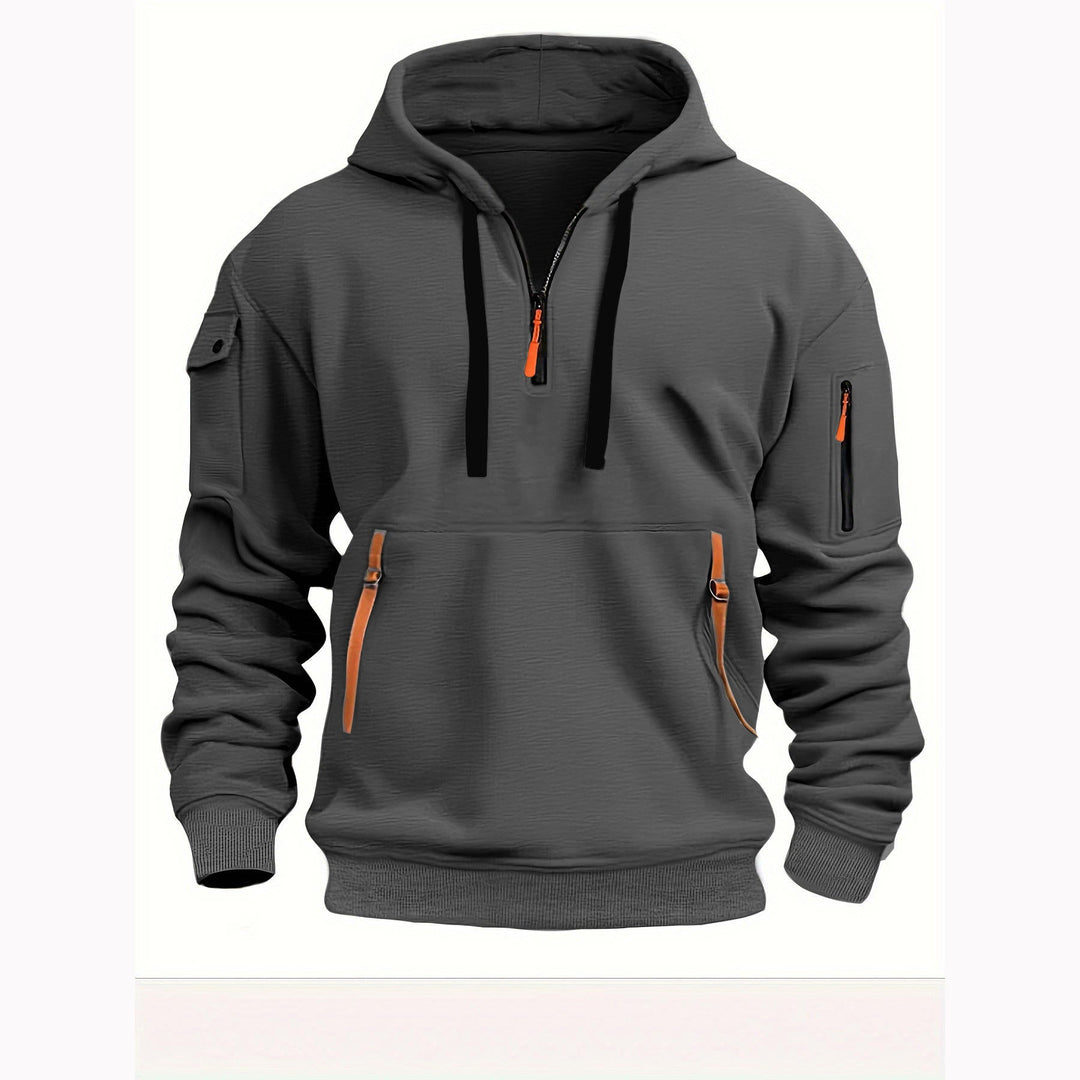 Levoire | Sweat à demi-fermeture éclair Gris foncé