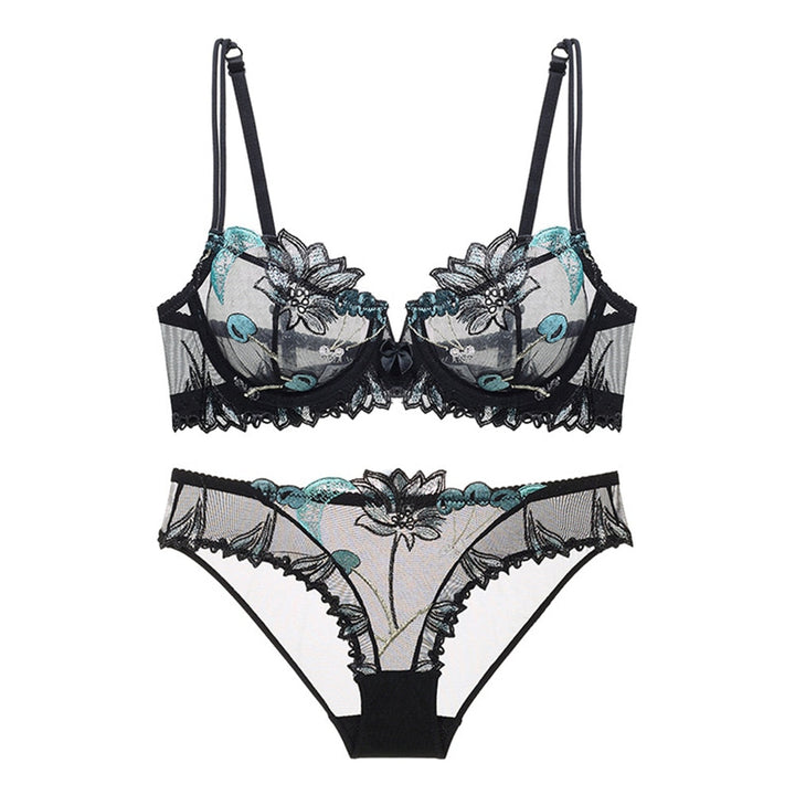 Levoire | Lingerie En Mesh Transparent Noir