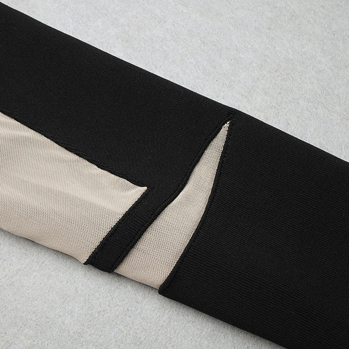 Levoire | Robe Mini Sans Manches En Maille Col Roulé