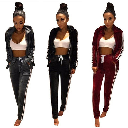 Levoire | Chona Ensemble D'Entraînement Pantalon D'Approche Mode En Velours Femme