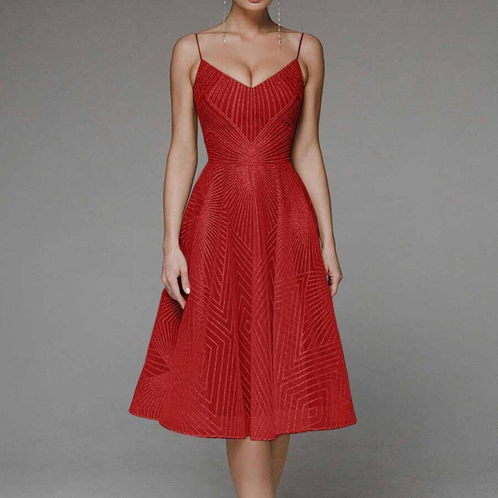 Levoire | Robe Midi Rouge
