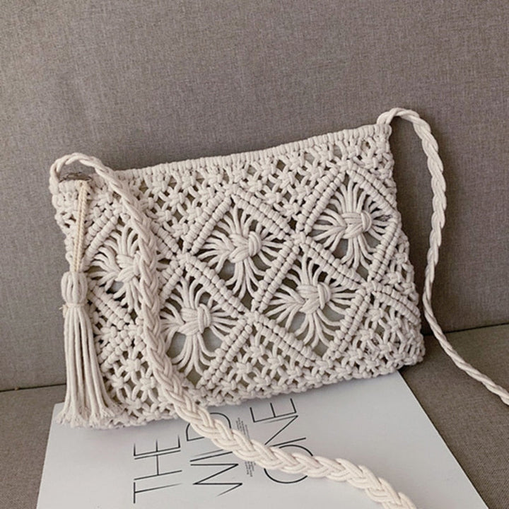 Levoire | Gwen Sac À Bandoulière Tressé - Sac À Main Féminin De Style D'Été Et Élégant Beige