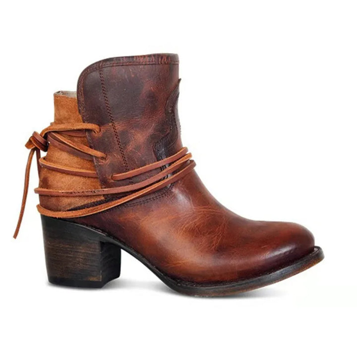 Levoire | Bottes Vintage Western Marron