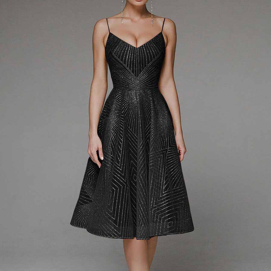 Levoire | Robe Midi Noir