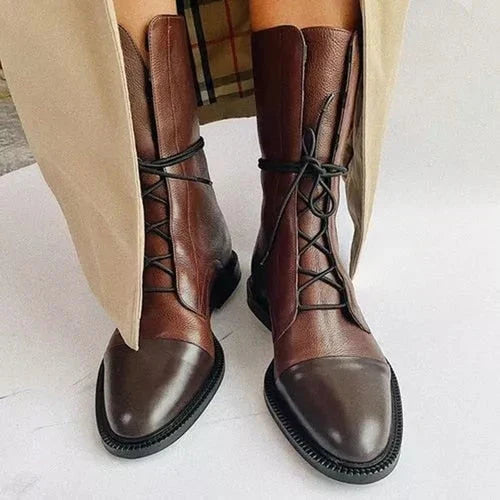 Levoire | Bottes Vintage Classiques Talons Femmes Braun