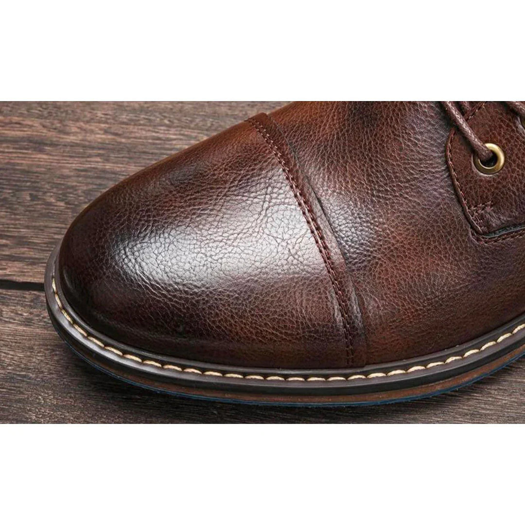Levoire | Chaussures Oxford en Cuir Premium avec Lacets