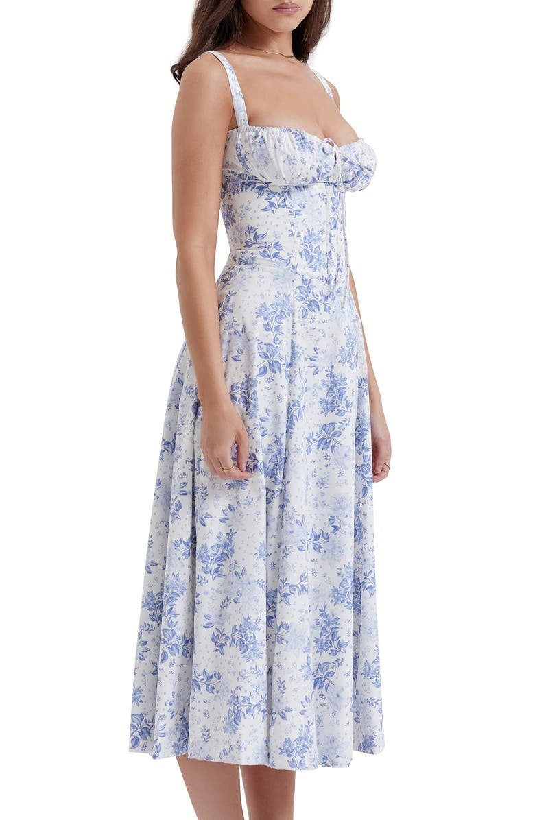 Levoire | Robe Bustier À Fleurs