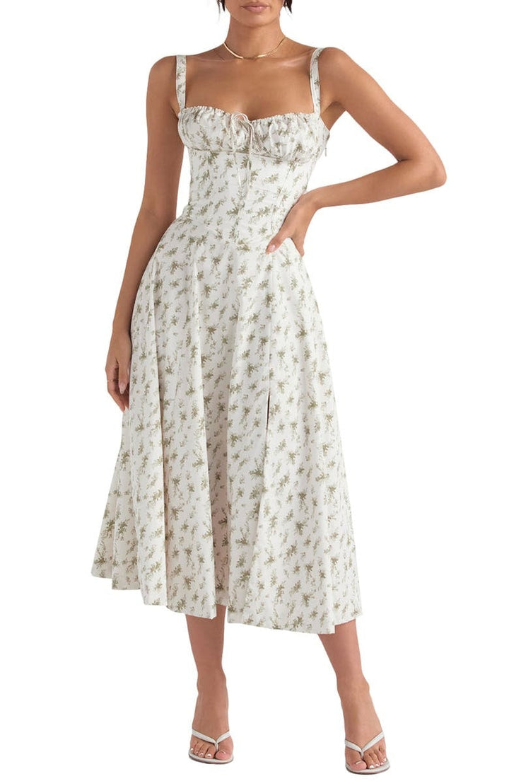 Levoire | Robe Bustier À Fleurs