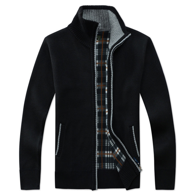Levoire | Veste en coton pour hommes Noir