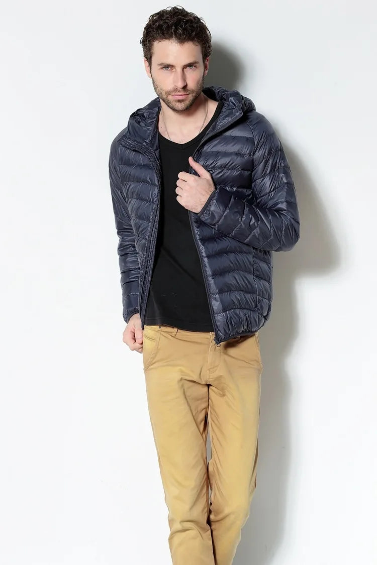 Levoire | Très Légère, Veste De Transition Matelassée Pour Hommes Bleu foncé
