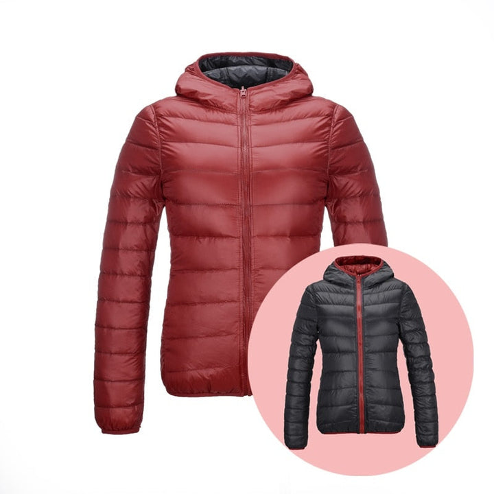Levoire | Veste En Duvet Wenderable Rouge Noir